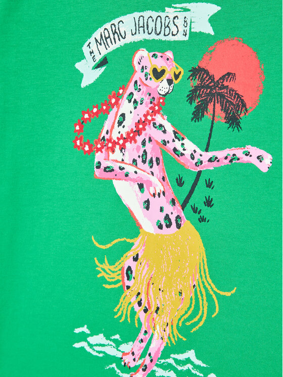 T-shirt W15609 D Verde Regular Fit