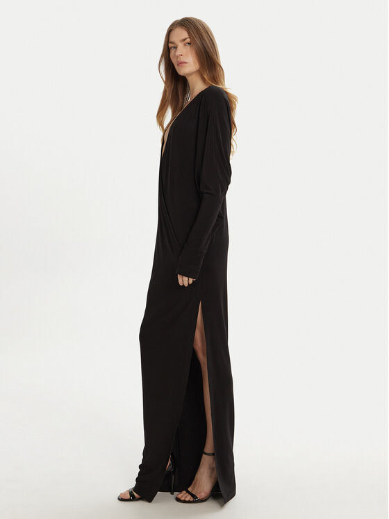 NORMA KAMALI NORMA KAMALI Večerní šaty KK3243PLF85001 Černá Regular Fit
