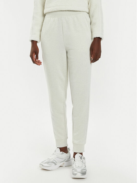Calvin Klein Performance Teplákové nohavice 00GWS4P651 Béžová Relaxed Fit