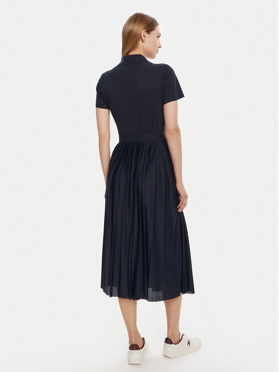 Tommy Hilfiger Tommy Hilfiger Ежедневна рокля 1985 WW0WW45733 Тъмносин Regular Fit