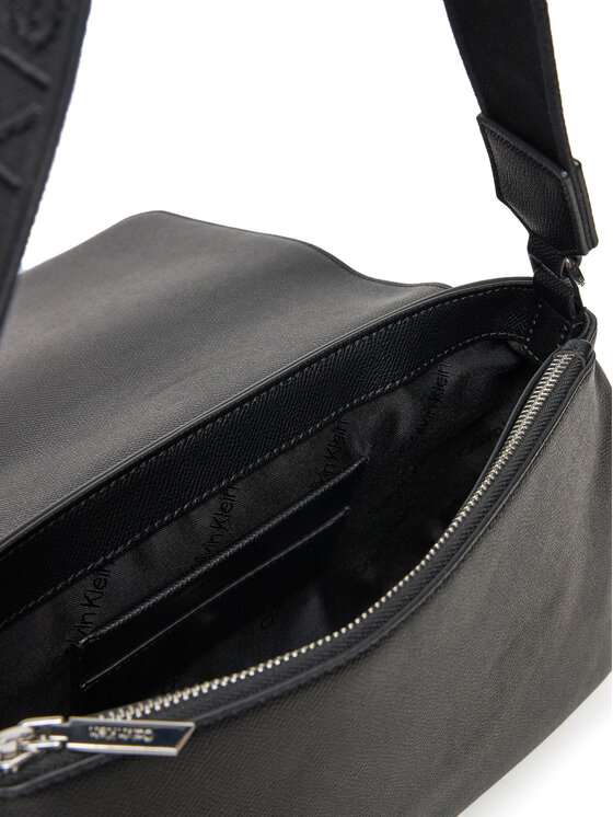 Calvin Klein Calvin Klein Torebka Ck Must Top Handle Bag_Caviar K60K613085 Czarny