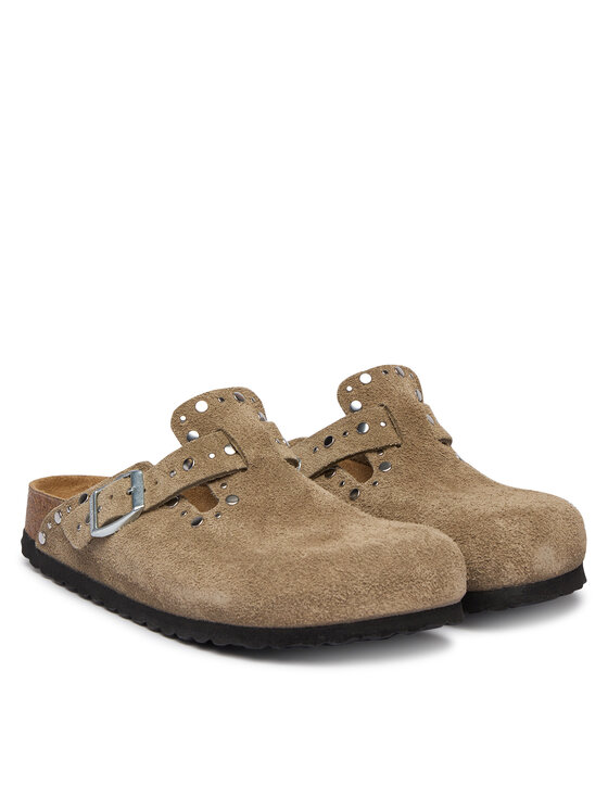 Birkenstock Birkenstock Papucs Boston Rivet 1030418 Bézs