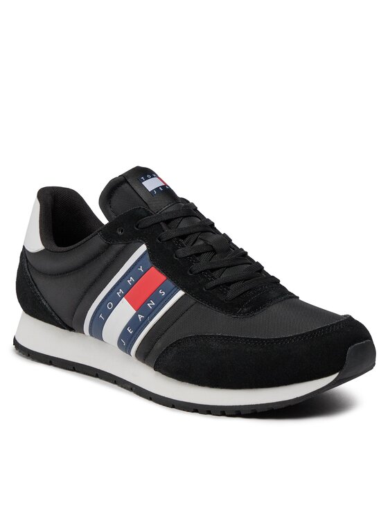 Tommy Jeans Tommy Jeans Tenisice Tjm Runner Casual Ess EM0EM01351 Crna