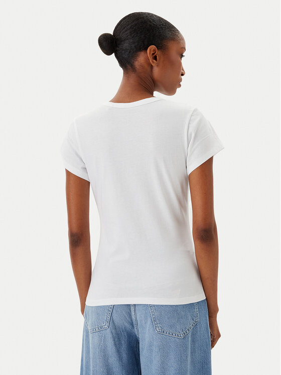 BOSS BOSS Tricou C_Eslane_4 50540432 Alb Slim Fit