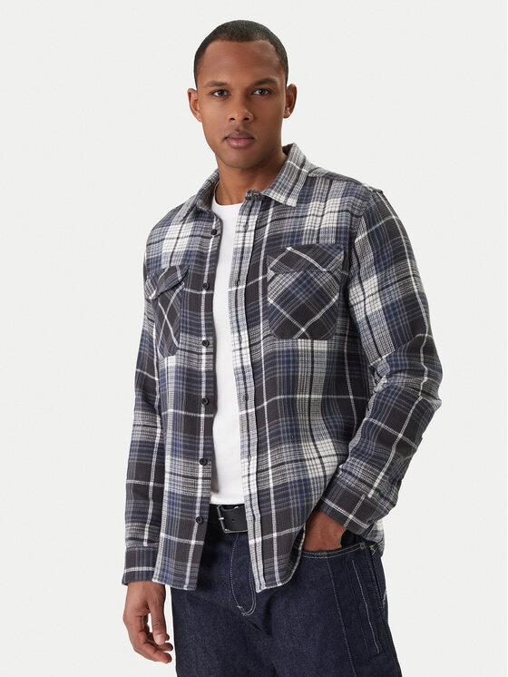 RVCA RVCA Marškiniai Dayshift 23A053501 Juoda Regular Fit