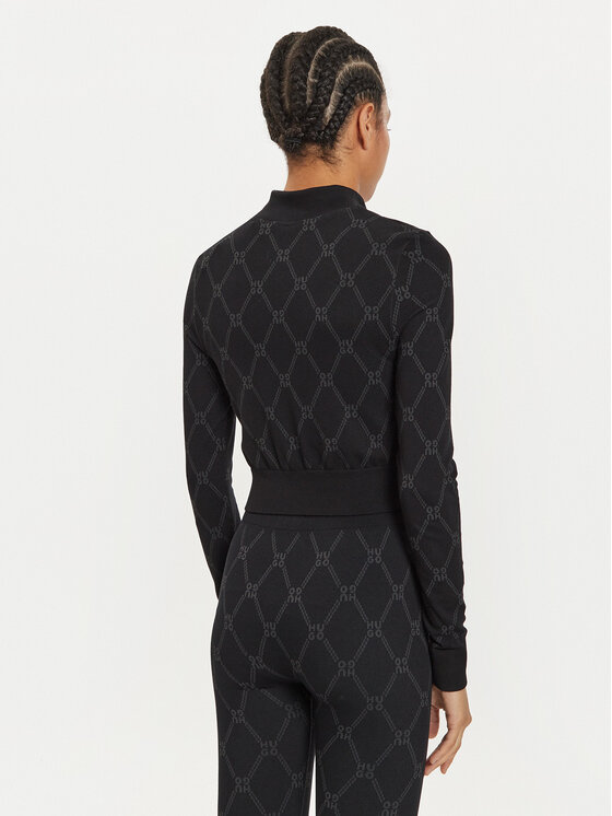 HUGO Hugo Bluzka 50518172 Czarny Regular Fit