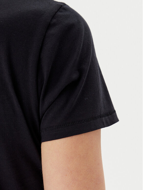 BOSS BOSS Футболка C_Elogo_20 50541343 Чорний Slim Fit
