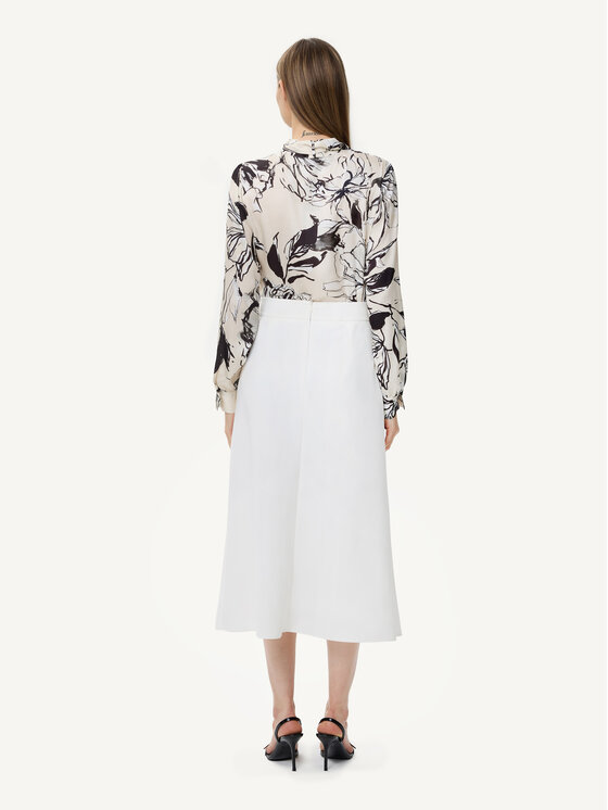 KMX KMX Spódnica midi 116230009 Kremowy Flare Fit