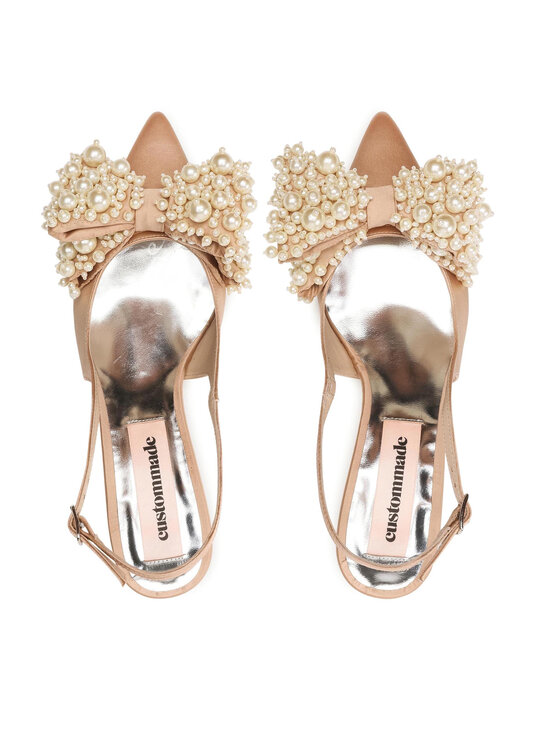 Custommade Custommade Sandalen Alima Pearl 999623017 Beige