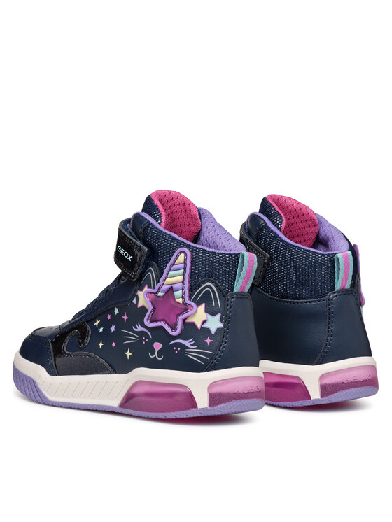 Geox Geox Sneakersy J Inek Girl J46ASB 0BCKC C4243 D Tmavomodrá