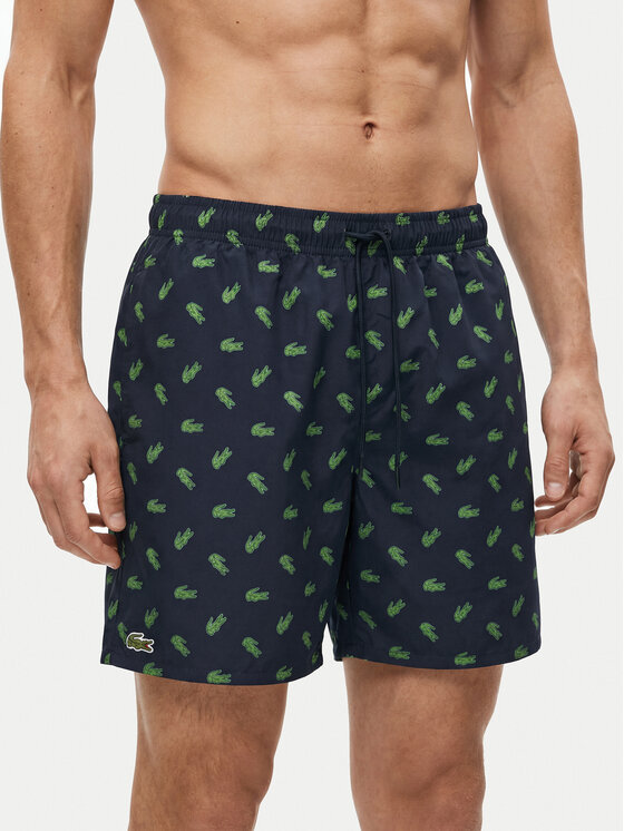 Lacoste Lacoste Σορτς κολύμβησης MH1851 Σκούρο μπλε Regular Fit