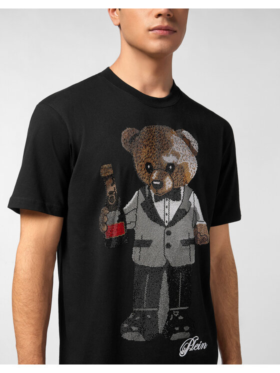 PHILIPP PLEIN PHILIPP PLEIN T-Shirt 27067 Czarny Regular Fit