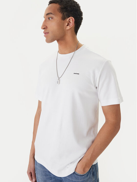 G-Star Raw G-Star Raw T-Shirt D28609-C812 Biały Regular Fit