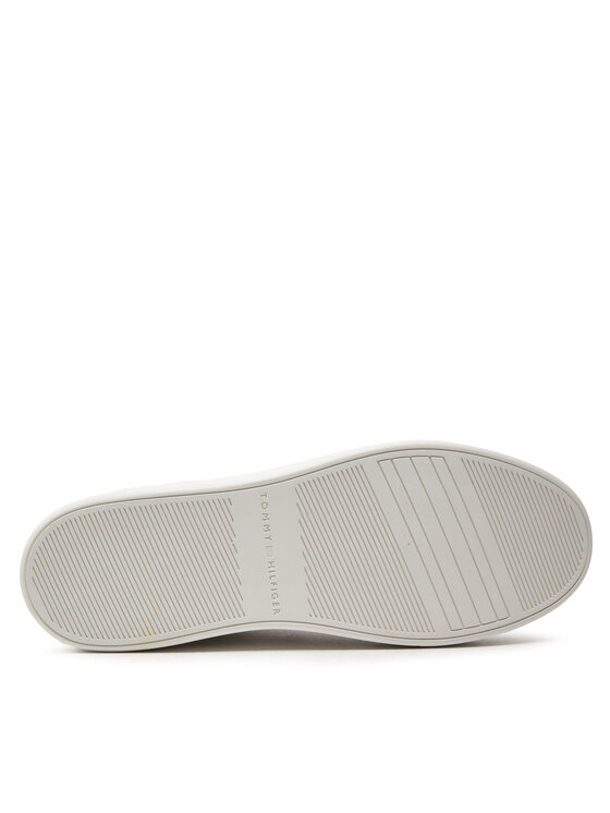 Tommy Hilfiger Tommy Hilfiger Sneakers Essential Elevated Court Sneaker FW0FW07685 Écru