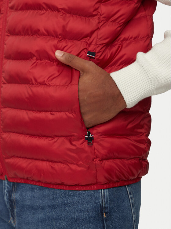 Tommy Hilfiger Tommy Hilfiger Vestă MW0MW18762 Roșu Regular Fit