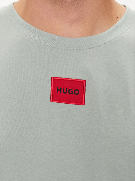 HUGO Hugo T-Shirt Diragolino212 50447978 Zielony Regular Fit