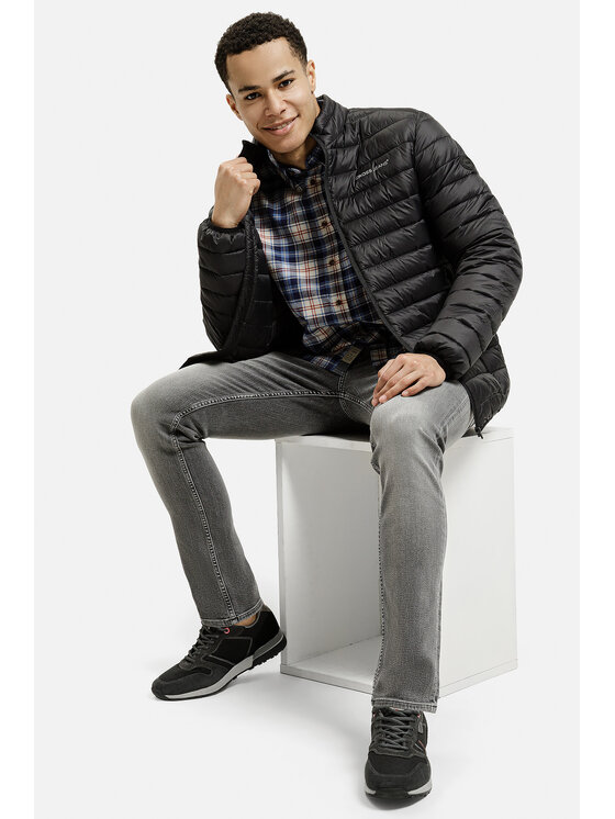 Cross Jeans Cross Jeans Koszula 35615-014 Niebieski Regular Fit