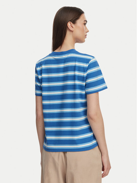 Tommy Hilfiger Tommy Hilfiger T-Shirt Logo Embroidery WW0WW48699 Blau Regular Fit