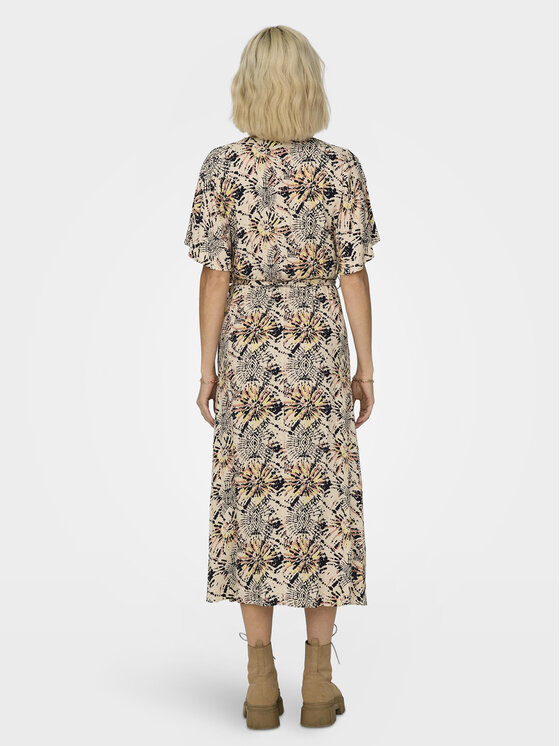 JDY JDY Sukienka koszulowa 15318215 Beżowy Regular Fit