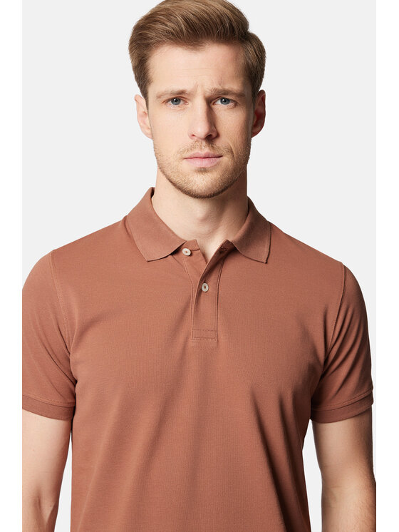 Lancerto Lancerto Polo Jakob PO073124000034 Beżowy Regular Fit