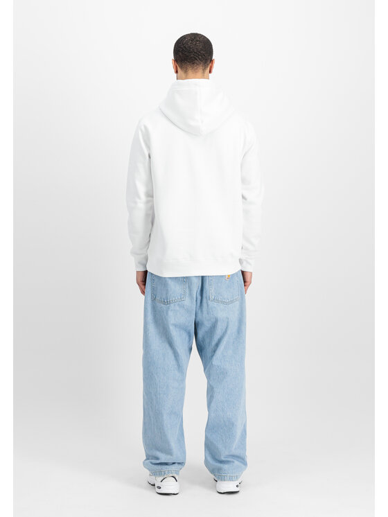 Alpha Industries Alpha Industries Mikina Basic Hoodie Biela Regular Fit