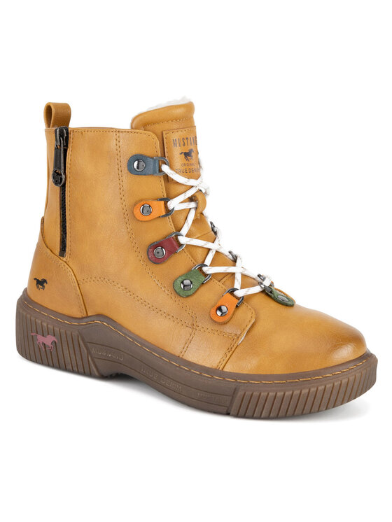 Mustang Mustang Schnürschuhe 1436-601 Gelb
