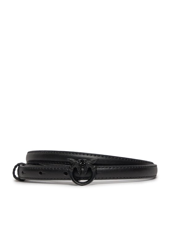 Pinko Dámsky opasok Love Berry H1 Belt. PE 24 PLT01 102148 A1K2 Čierna