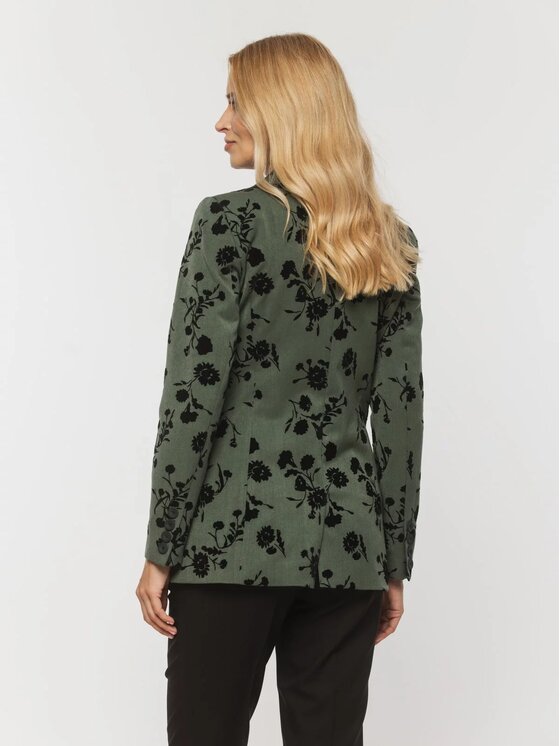 Willsoor Willsoor Marynarka 68163 Zielony Regular Fit