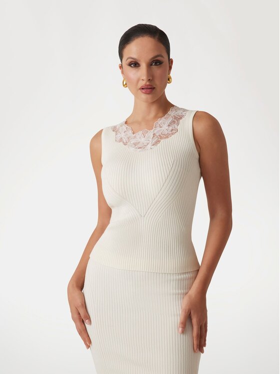 Marciano Guess Marciano Guess Top 172751 Biały Classic Fit