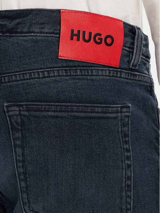 HUGO HUGO Jeans hlače 50547247 Mornarsko modra Extra Slim Fit