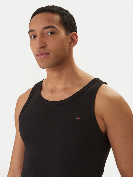 Tommy Jeans Tommy Jeans Berankovių marškinėlių komplektas DM0DM20769 Juoda Slim Fit