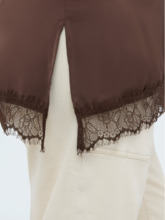 Fiorella Rubino Fiorella Rubino Top D004T000262N022 Marrone Regular Fit