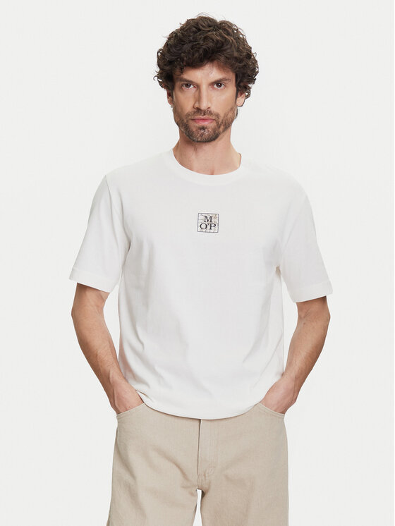 Marc O'Polo Marc O'Polo T-Shirt 524 2012 51298 Bílá Regular Fit