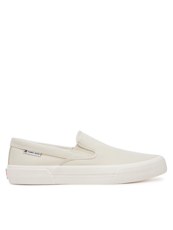 Teniși Tommy Jeans Slip On Canvas Color EM0EM01544 Bej
