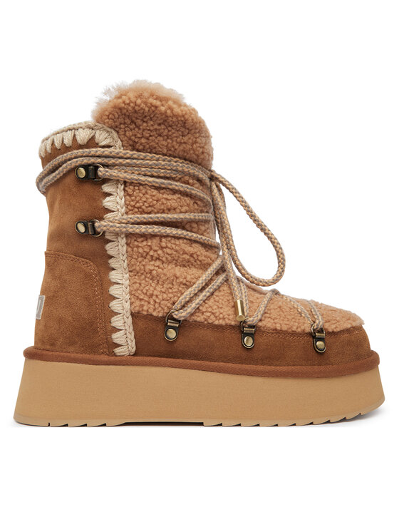 Mou Mou Stivali da neve Mini Eskimo FW681014M Marrone scuro