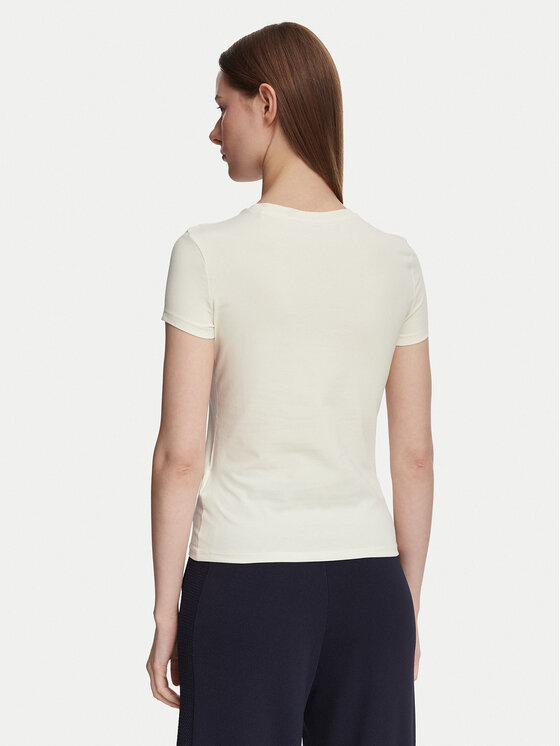 Guess Guess Marškinėliai V6YI09 K4276 Šviesiai smėlinė Slim Fit