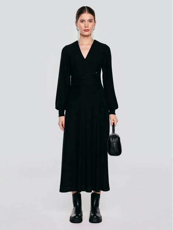 BIG STAR BIG STAR Sukienka codzienna DANIELA Czarny Tapered Fit