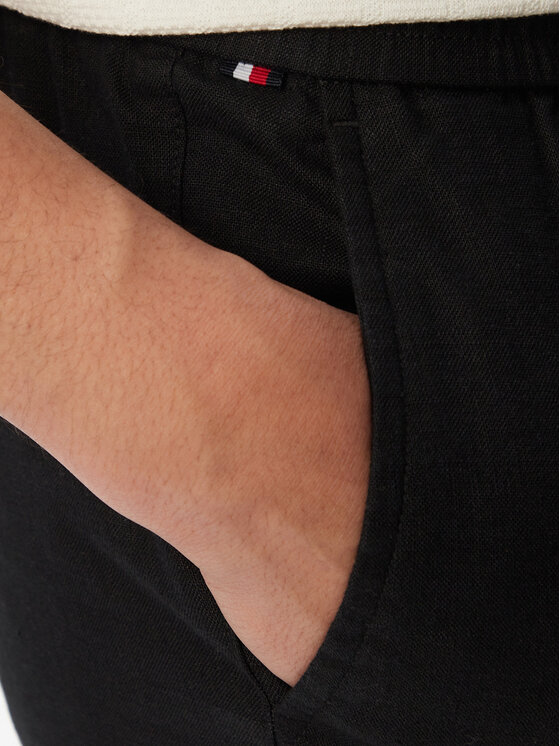 Tommy Hilfiger Tommy Hilfiger Pantaloni chino Harlem MW0MW42336 Nero Regular Fit
