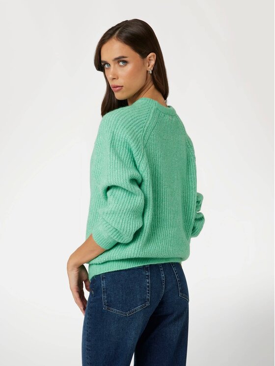 Guess Guess Sweter 169467 Zielony Classic Fit