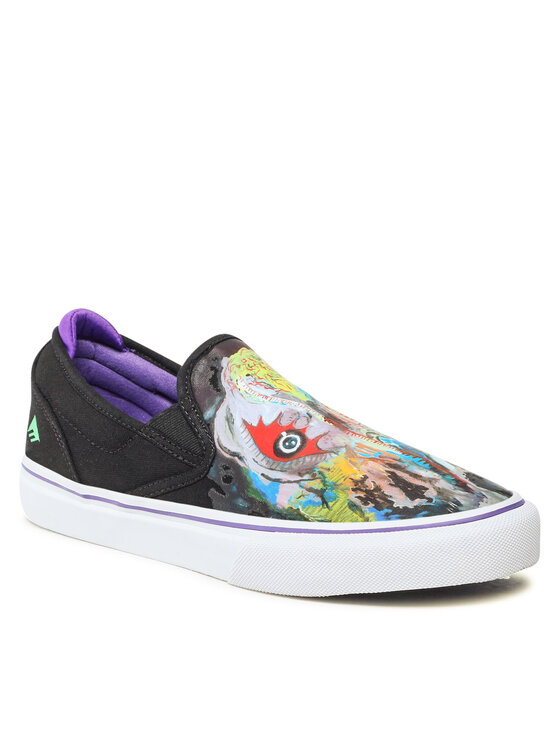 Emerica Emerica Кросівки Wino G6 Slip-On X Dinosaur Jr. 6107000253 Чорний