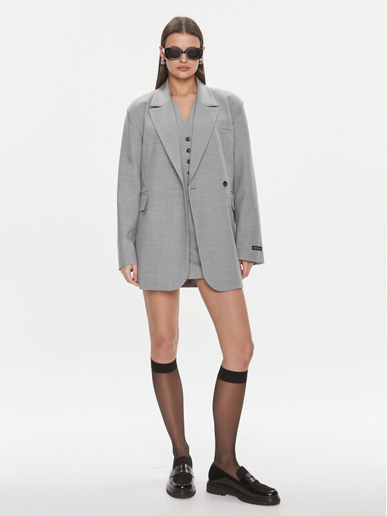 Herskind Herskind Giacca da abito Verner 5002879 Grigio Oversize