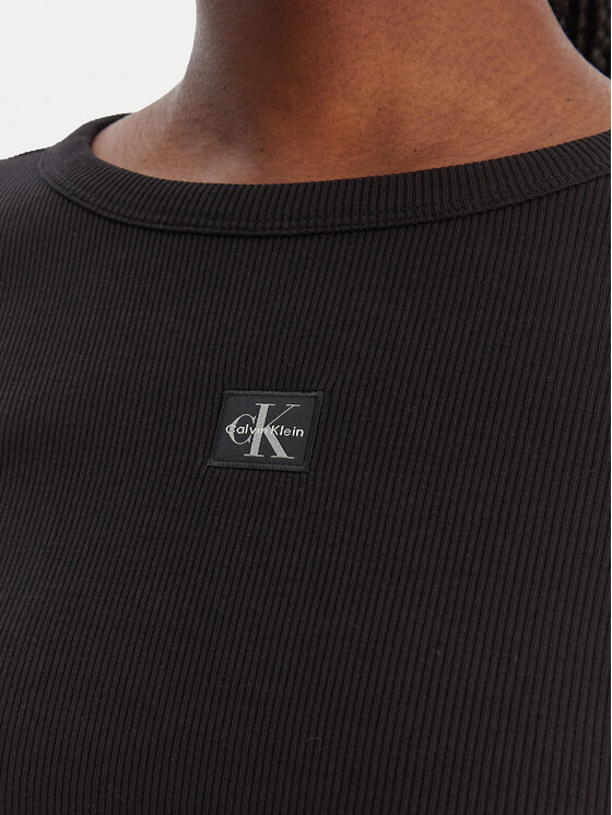 Calvin Klein Jeans Calvin Klein Jeans Bluzka LV047E205G Czarny Slim Fit