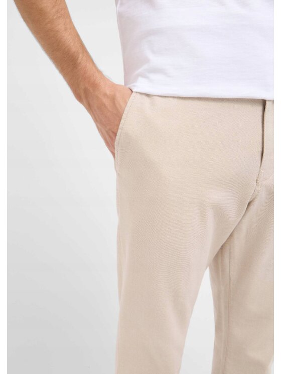 Mustang Mustang Pantaloni di tessuto Style Oakland Beige Slim Fit