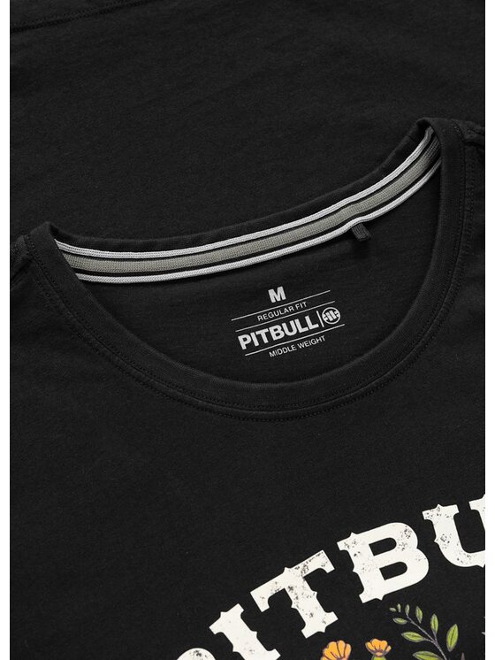 PITBULL PITBULL T-Shirt BULLETS & BLOOMS Czarny Regular Fit