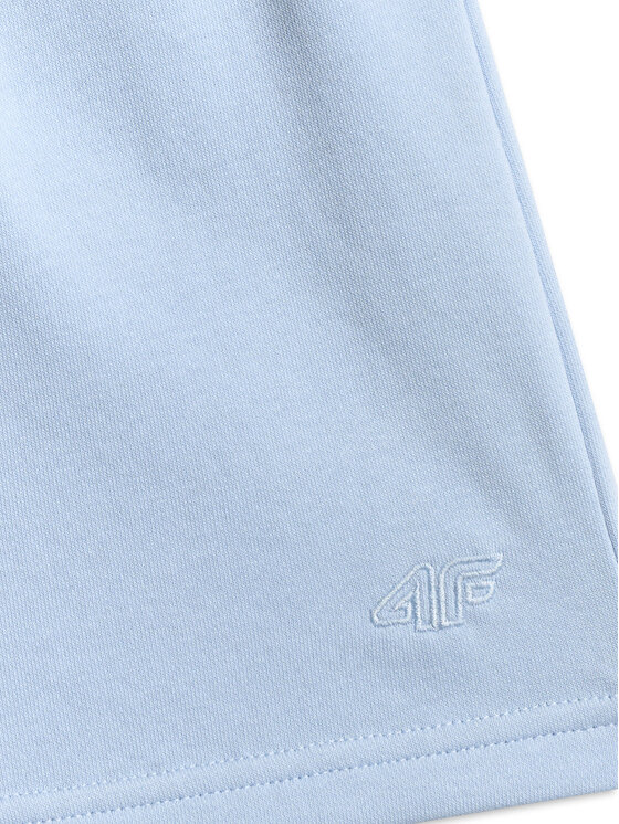 4F 4F Szorty sportowe BASIC+ Niebieski jasny Regular Fit