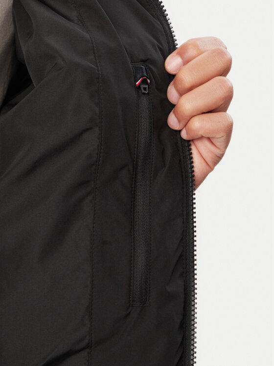 Tommy Hilfiger Tommy Hilfiger Žieminė striukė MW0MW45303 Juoda Regular Fit