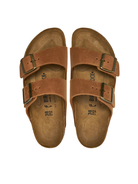 Birkenstock Birkenstock Natikači Arizona Leoi 1028401 Rjava