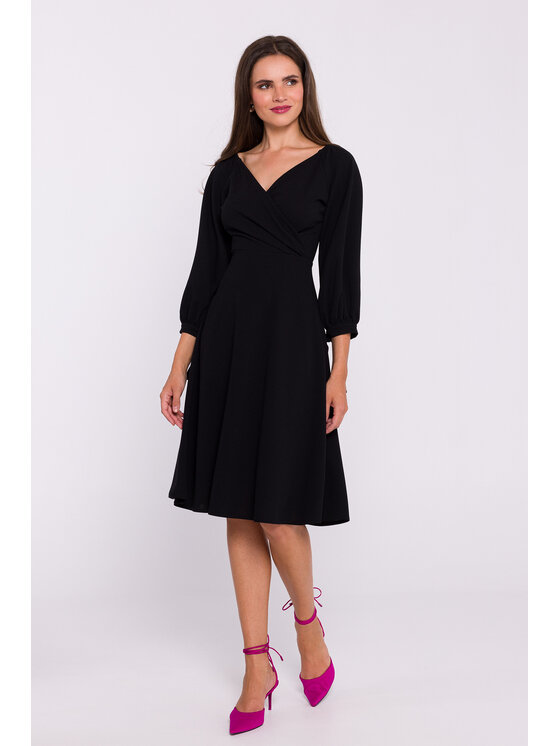 Stylove Stylove Večerné šaty S383 Čierna Ladies Fit