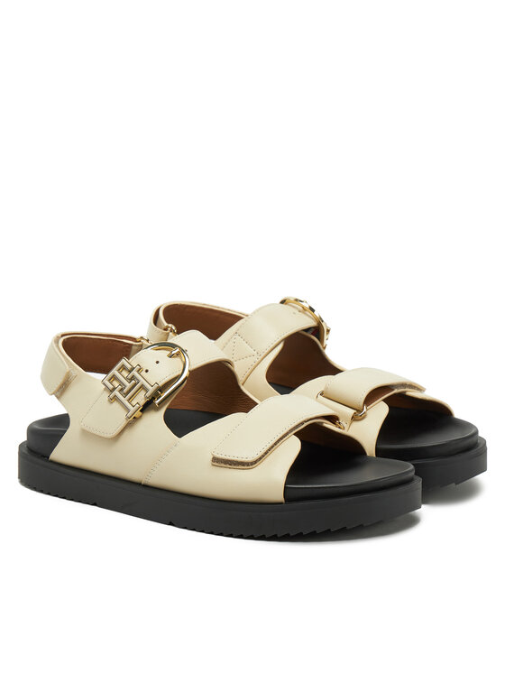 Tommy Hilfiger Tommy Hilfiger Sandaalid Leather Sporty Sandal FW0FW08799 Ekrüüvärv