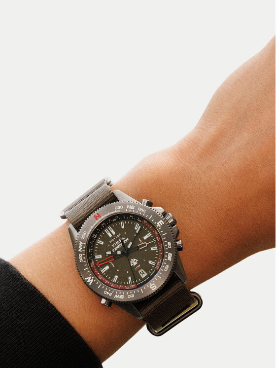 Timex Timex Zegarek TW2W91100 Zielony